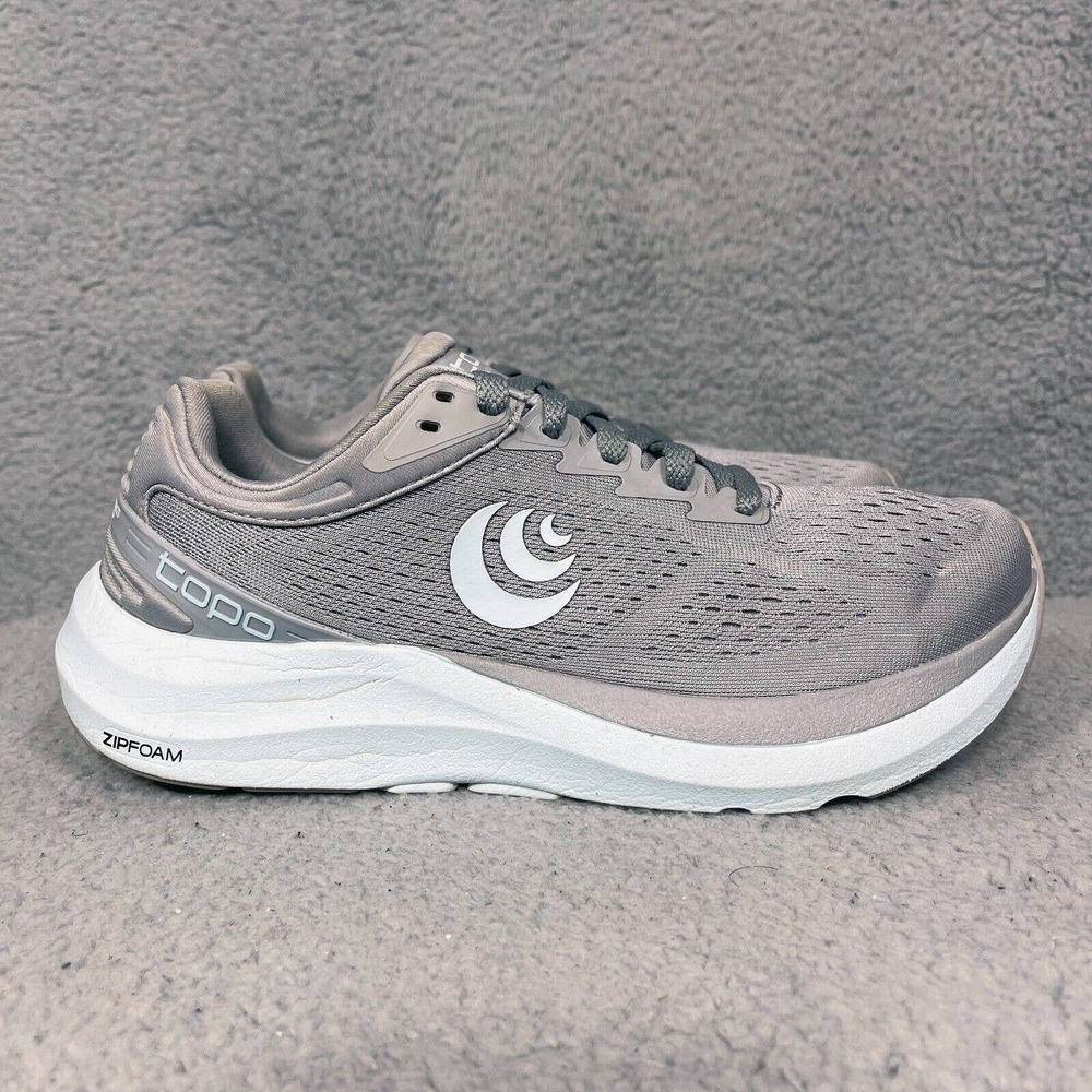 Topo Athletic Phantom 3 Womens Size 8.5 Running Shoes Sneakers Gray Stone